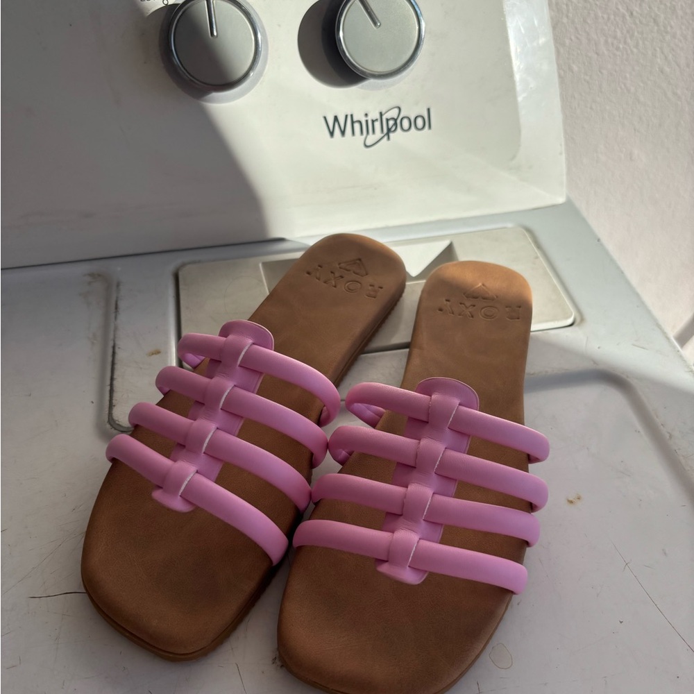 Roxy Women's Pink Slide Sandals